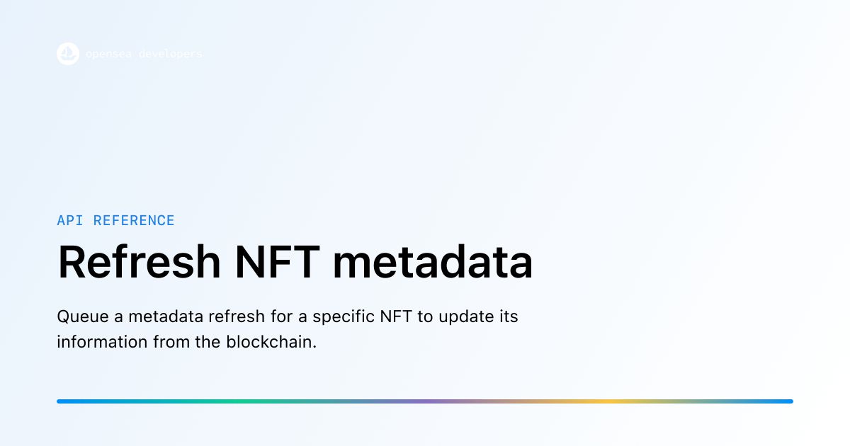 x402 endpoints for nft metadata refresh strategy upgrade